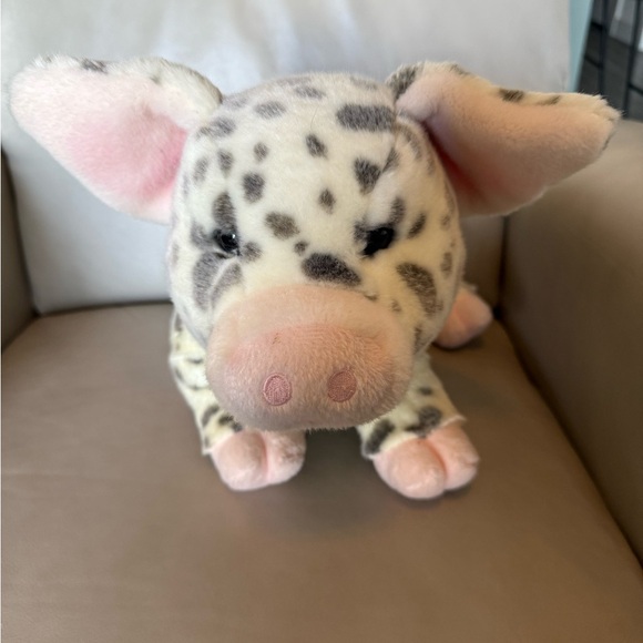Douglas Spotted Plush Pig Toy - Picture 1 of 6